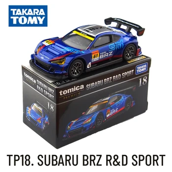 Takara Томи Tomica премия TP18. Колекция реплика на модел на превозното средство в спортното мащаб SUBARU BRZ R&D, детски играчки, подарък за Коледа за момчета