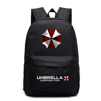 Раница R-Resident Evils за тийнейджъри, училищни чанта, найлон Оксфорд, чанта за лаптоп, раница за пътуване