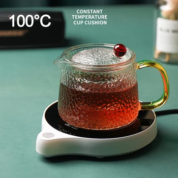 Нагревател чаши, нагревател чаши, 100 ° C, за да проверите за горещ чай, бутилирана вода, нагревател на температурата на 5 кутия, поставка за кафе, чай с мляко, топло 200 W