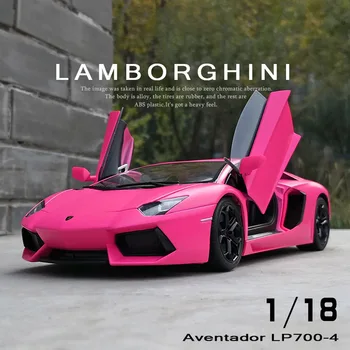 Welly 1:18 Lamborghini Aventador LP700-4 Модел на спортен автомобил От сплав, Монолитен Под Налягане Метална Играчка Модел Автомобил, Колекция Симулатори, Детски Подарък