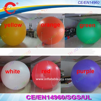безплатна доставка по въздух до врата, (10 бр./лот) цената на рекламни балони 2 м гигантски надуваем гелиевый балон, летящ на въздушен балон от PVC