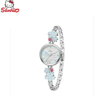 Sanrio kawaii карикатура щрудел с канела луксозни часовници гривна за момичета женски малки пресни и сладки дамски часовник в стил ins подарък за рожден ден