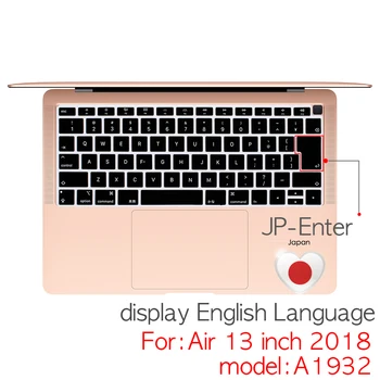 Японската версия на своята практика за клавиатура в седалка за лаптопи Macbook air 13 инча, калъфи за лаптоп клавиатура A1932, Япония