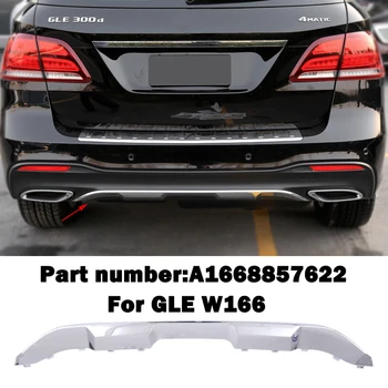 Задна Броня С Хромирани елементи A1668857622 За Mercedes Benz GLE W166 GLS X166 GLE320 GLE400 GLE300 GLS400 Бодикит