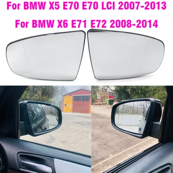Автомобилно Огледало за обратно виждане Със Затъмняване, Анти-ослепляющее Стъкло С нагревател, Подходящ За BMW X5 X6 Series E70 E71 E72 2007-2014 Външни Детайли