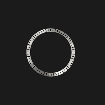 28,5 мм * 24,5 мм, черен, сребрист, зелен, глава, пръстен, циферблат, аксесоари за часовници, подходящи за часовници с механизъм NH70