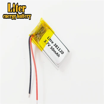 Li-PO батерия 381120 3,7 На 50 ма Литиево-полимерна Акумулаторна Батерия е с Добро Качество OEM Батерия За Blueteeth