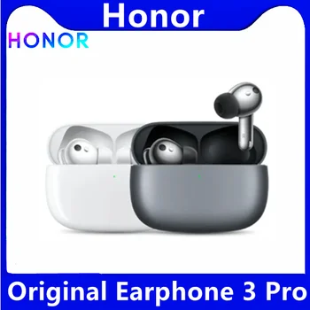 оригинални слушалки Honor накрайници за уши 3 Pro true wireless Bluetooth-втулки с бързо зареждане, водоустойчиви слушалки с активно шумопотискане