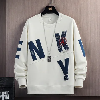 2023 Нова hoody Ежедневни ризи с дълъг ръкав за мъже градинска облекло за хип-хоп корейската мода hoody пролетно-есенен пуловер, за мъже