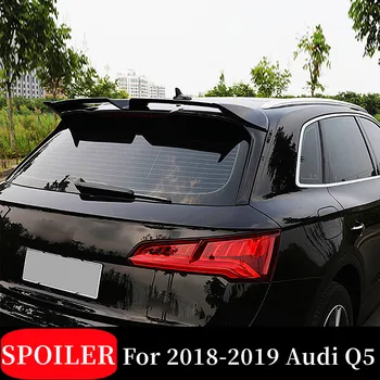 За 2018 2019 Audi Q5 Задната част на Покрива на Капака на Багажника Автомобили, заден Спойлер, Калници ABS Пластмаса Лъскаво Черен въглеродни влакна Външен Тунинг Аксесоари Част