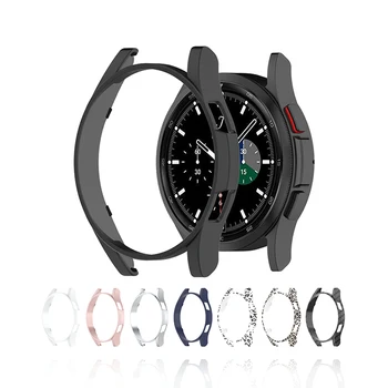 Калъф за Samsung Galaxy Watch 4 5 40 мм 44 мм Защитно фолио за екрана Универсален Броня с Пълно Покриване на Galaxy Watch 4 Закалена Фолио Калъф за PC