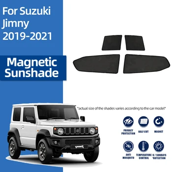 За Suzuki Jimny JB74 Sierra 2018-2022 Магнитен Авто сенника на Предното Предното Стъкло Шторка Задното Странично Прозорец на сенника