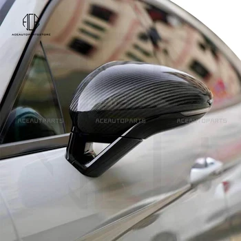 Подмяна на напълно Карбоновых огледала За Porsche Panamera 4S Turbos 971 Външните Огледални Капаци корпус Изцяло от въглеродни влакна огледала