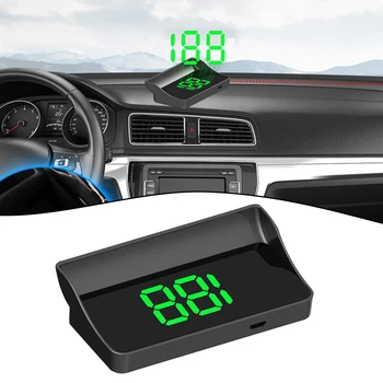 Нов HUD GPS централен дисплей скоростомер, километраж автомобили цифрова скорост км/ч универсални сменяеми аксесоари за на дисплея
