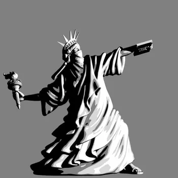 Творчеството на Статуята на Свободата, бросающая факел, бижута, американски модерен герой, декорации от смола, аксесоари за украса на дома