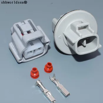 shhworldsea 2pin 2,2 мм мъжки женски конектор за Toyata автоматично пластмасов електрически штекерный тел водоустойчив конектор 90980-11019