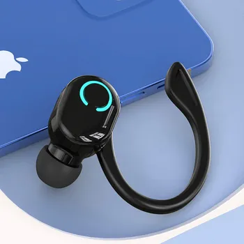 2023 Нови безжични слушалки, мини-ухото на куката, Bluetooth слушалка, спортен музикален разговор със защита от загуба на скрити тапи за ушите с микрофон за смартфон