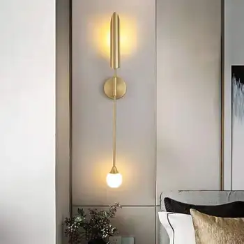 Скандинавски дизайн, led осветление стена, огледало, лампа, монтиран на стената лампа за дневна, стълби, таванско помещение, нощно маса, аксесоари за дома, вътрешно осветление