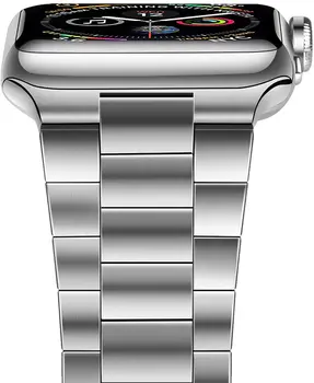 Метална каишка за Apple Watch 49 мм 45 мм 44 мм 40 мм серията Ultra 8 7 6 5 4 SE едно Парче от неръждаема стомана гривна за iwatch 3 42 мм