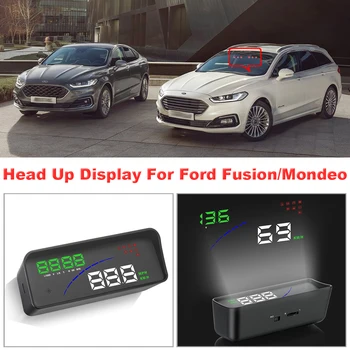 За Ford Fusion/Mondeo/Contour 2006-2019 2020 HUD Централен Дисплей Автомобилни Електронни Аксесоари Екран за Безопасно шофиране, Щепсела и да Играе.