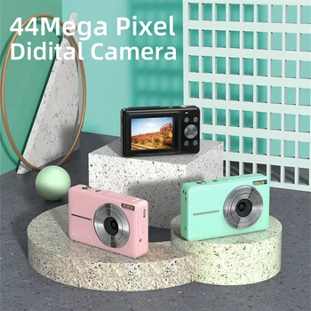 Цифров фотоапарат с 16-кратно увеличение, автофокус, камера за видеоблогинга HD 1080P видео рекордер с голям екран на 44-Мегапикселова, камера за снимки за деца и възрастни