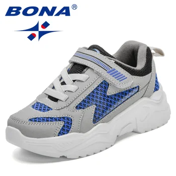 BONA 2023, нови маркови маратонки, детски марка, модел обувки, модни гуменки за момчета, лека спортни обувки за момичета и момчета, ежедневни училище