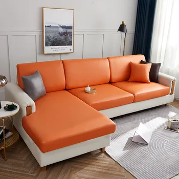 Водоустойчив еластичен калъф за дивана, изкуствена кожа, технологичная плат, all inclusive, калъф за дивана със защита от надраскване