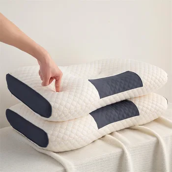 Нова разделителната възглавница за СПА масаж 3D за облекчаване на съня и защита на шията Възглавница Вязаная памучен възглавници Спално бельо възглавница за врата