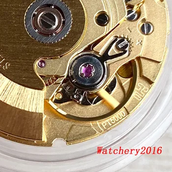 Автоматично часовников механизъм BLIGER Clone ETA2824 Frequencey Бяло колелото дата 25,6 мм * 4,6 mm 25 скъпоценни камъни PT5000 28800
