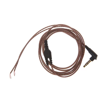3,5 мм OFC Core 3 щифта аудио кабел конектор за слушалки DIY Тел за обслужване на слушалки