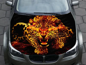 Автомобилни стикери Jaguar с графични винил стикери на корицата, стикери за опаковки, изработени по поръчка САМ, цвят на двигателя, стикери за животните, стикери за автомобили