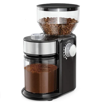 Електрическа мелница за еспресо 220 В, домашно приготвена храна, регулируем машина за мелене на кафе на зърна за капково перколяторного кафе