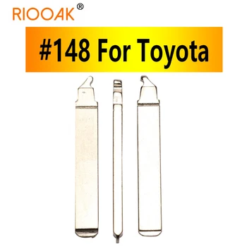 10 бр./лот, поставяне, авариен VA2, панти авто ключ, нож #148 за Toyota Corolla, дистанционно ключ 2015 г.