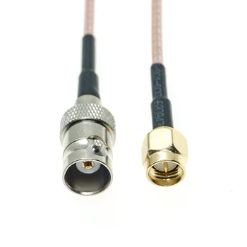 Конектор BNC за да се свържете с SMA-штекеру, радиочестотен коаксиален скок, косичка, FPV-кабел RG316