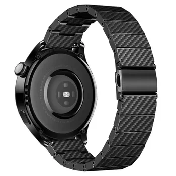 20 мм, 22 мм и каишка За Samsung Watch 4/5/pro 45 мм 44 мм 40 мм Активен 2 гривна, изработени от въглеродни влакна correa Линк HUAWEI watch GT-2-2e-3 Каишка