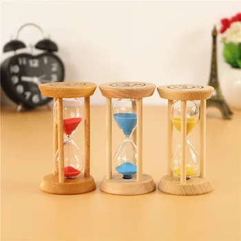 1/3/5 минути, дървени пясъчен часовник с три говорителя, прости съвременни творчески пясъчни часовници, декорации за всекидневна, таймер за работния плот, практичен подарък
