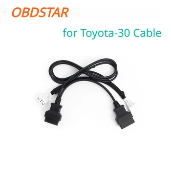 Най-добрият OBDSTAR за Toyota-30 Кабел Безконтактно програмиране на клавиши Всички загубени ключове Подкрепа 4A и 8A-БА Няма нужда да се пробива теглене на кабели A + ++