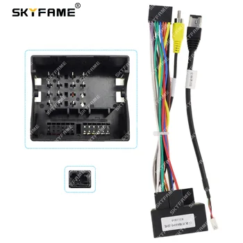 Авто 16-пинов адаптер окабеляването на SKYFAME за Chery Karry K60 2017 захранващия кабел на Android-радио