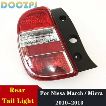 Задна броня на автомобила, задна светлина, задна светлина за Nissan Micra IV през март 2010 2011 2012 2013 корпус, стоп-сигнал