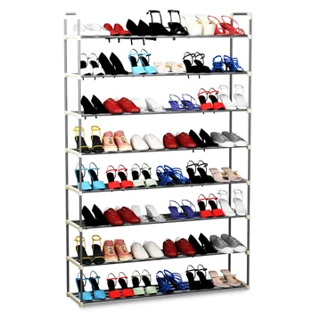 8-уровневые вертикални шкафове за обувки, Somerset, органайзер за съхранение на обувки на 48 двойки