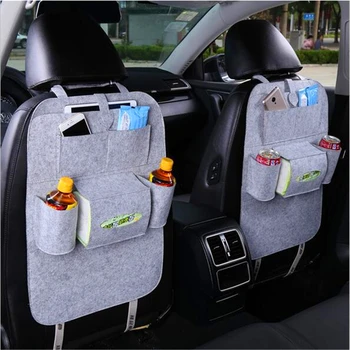 Универсален водоустойчив органайзер за съхранение на задната седалка на колата, богат на функции гуманизированная чанта за съхранение, пухкава седалките, джобове на задната седалка