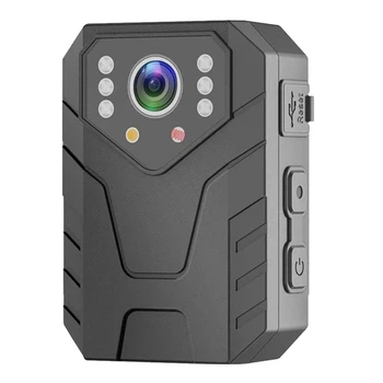 Видео 1080P Носен камера HD за тяло с нощно виждане 6-8 часа живот на батерията Спортна камера