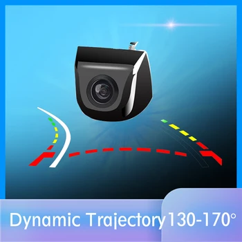 HD Реален ъгъл 170 градуса Реверсивная динамично траекторията на парковочная линия за обратно виждане на автомобила камера за задно виждане за автомобилен монитор