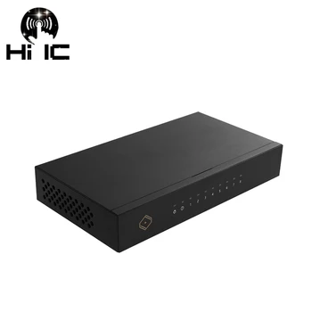 Bonn N8 HiFi аудио комутатор Ethernet Мрежов комутатор TCXO Clock Филтриране на електромагнитни смущения за слушане на музика във формат HD Цифров плейър