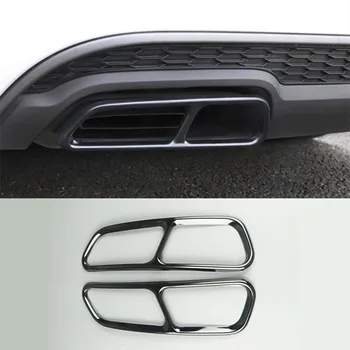 Хвостовая горловина от неръждаема стомана, модифицирана накладки за Audi A6 C7 2016-2018, автомобилни ауспуси, декоративна рамка
