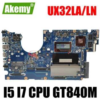 UX32LA-LN REV 2.0 на дънна Платка за лаптоп ASUS UX32LN UX32LA UX32L Оригиналната дънна Платка с 4 GB оперативна памет I7-4500U I5-4200U GT840M /UMA