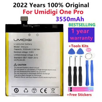 2022 година 100% Оригинална висококачествена оригинална батерия 3550 ма UMI за телефон Umidigi One Pro OnePro + инструменти в наличност