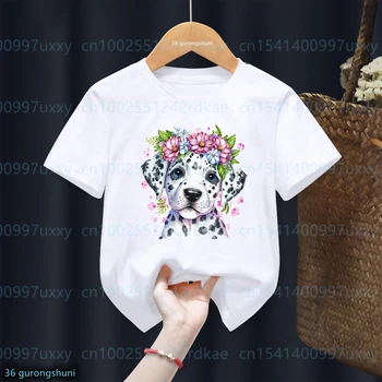 Малтийски кученце кучето чихуахуа, Лабрадудль, Тениска с домашен любимец принтом за момчета, Скъпа детски дрехи, Лятна Модна тениска за момичета