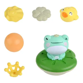 Играчки за детска баня, скъпа жаба, водна топка, Електрически разбрызгиватель, фонтан