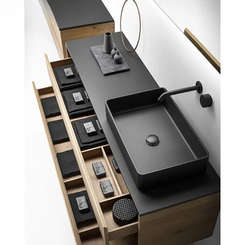 Каменна плоча, bench, мивка, шкаф за баня, комбинация, японски стил, цвят дърво, умивалник, тоалетна в хотелския стил, мивка по поръчка